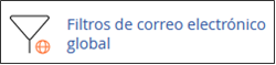 Filtros de correo electrónico Global